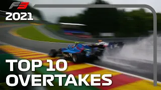 Formula 3 2021 Season: Top 10 Overtakes