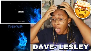 AMERICAN REACTS TO DAVE FOR THE FIRST TIME- DAVE PSYCHODRAMA: LESLEY REACTION 😳| Favour