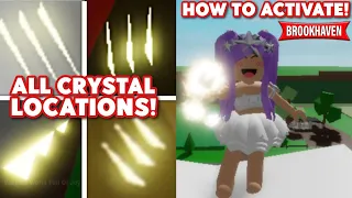 *HOW TO ACTIVATE* ALL 7 CRYSTALS + ALL CRYSTAL LOCATIONS IN ROBLOX BROOKHAVEN 🏡RP