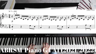 ABRSM 2021-2022 piano Grade 4 A1: PRELUDE IN C MINOR