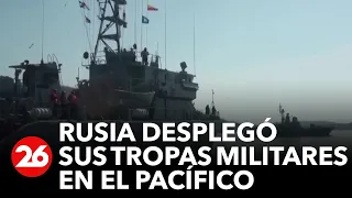 Rusia despliega su flota del Pacífico en unas maniobras “al nivel de preparación para la batalla”