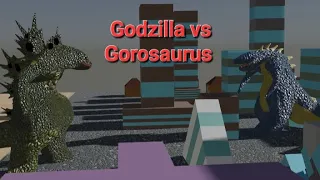 Godzilla vs Gorosaurus (short animation)