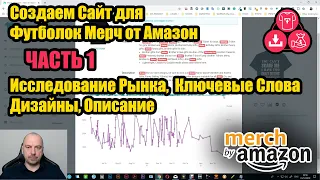 Создаем Сайт для Футболок Мерч от Амазон ЧАСТЬ 1 Исследование Рынка Ключевые Слова Дизайны Описание