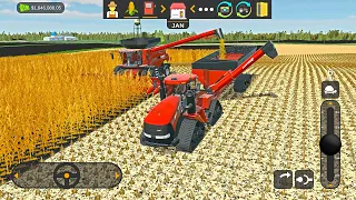 BIG CORN HARVEST ON AMERICAN FARMING! (16 ROW CORN HEAD!)