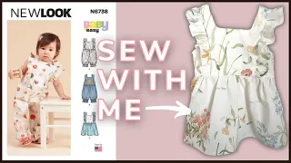 How to Sew Baby Dress - New Look N6738 Easy Beginner Sewing Tutorial