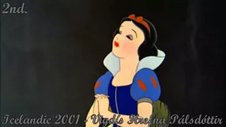 My Personal Ranking ~ Top 20 Snow White Voices