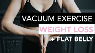 25 MIN VACUUM EXERCISES / flat abs, smaller waist with one exercise, stomach vacuum