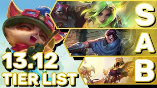 My Strategy & Tierlist For Climbing Patch 13.12 | TFT Guide Teamfight Tactics