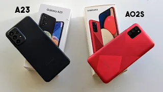 Samsung Galaxy A23 vs Samsung Galaxy A02s : Battery, Gaming & Detailed review comparison