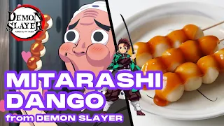 How to Make Mitarashi Dango from Demo Slayer | Rice Dumplings｜Anime Food Recipes | みたらしだんご