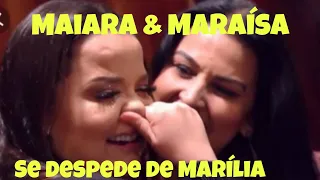 Maiara e Maraísa  No Velório De  Marília Mendonça   Despedida !