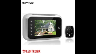 3 5  LCD Display Smart Doorbell Viewer Digital Door Bell Peephole Viewer Camera