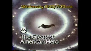 THE GREATEST AMERICAN HERO OPERATION: SPOILSPORT ABC PROMO 1981