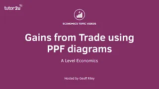 Gains from Trade using PPF Diagrams I A Level and IB Economics