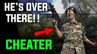 Airsoft Cheaters Caught by Invisible Ghillie Sniper