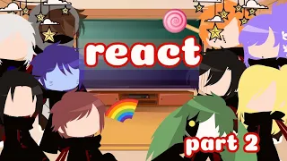 🏳️‍🌈°×Akatsuki react a shipps×°🏳️‍🌈 parte (2/2) {Tobidei, Painkonan, Kakuhidan, Kisaita, Sasozet}