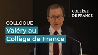 Valéry au Collège de France (20) - William Marx (2022-2023)