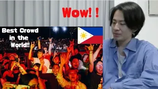 Philippine's AMAZING LIVE MUSIC CROWDS! Japanese Reaction