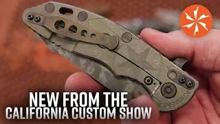New Rick Hinderer and Allen Elishewitz Knives From The California Custom Knife Show.