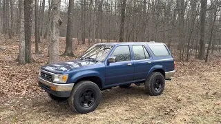 1995 Toyota 4runner 5 speed manual demonstration and for sale