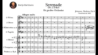 Johannes Brahms - Serenade No. 1,  Op. 11 (1860)