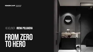 DARK BATHROOM | Interior Rendering Tutorial for Beginners | 3Ds Max + Corona Renderer