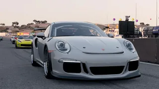 Porsche GT3 RS at Laguna  Seca (Forza Motorsport)