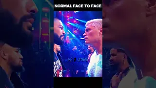 Wwe Normal Face to Face 😱 #wwe