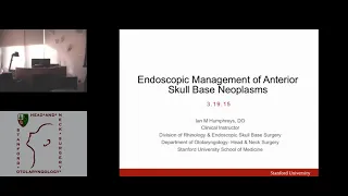 Endoscopic Management of Anterior Skull Base Neoplasms