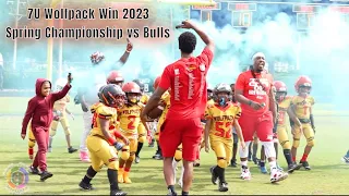 FREE FLOW VISUALS - 7U Wolfpack Wins Spring 2023 Championship 19-6 Over the Bulls. #freeflowvisuals