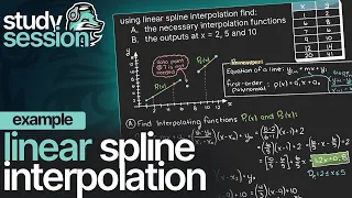 Linear Spline Interpolation Example | Numerical Methods