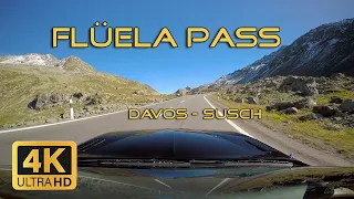Flüela Pass (Davos to Susch) TransAm V8 - 4K 2019