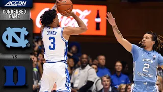 North Carolina vs. Duke Condensed Game | 2019-20 ACC Men's Basketball