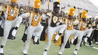 Alabama State Marching in Magic City Classic