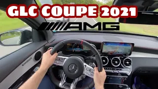 2021 MERCEDES AMG GLC 43 Coupe POV Test Drive by DriveMaTe