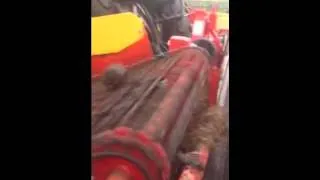 Difco turf turner/harvester working in Poland