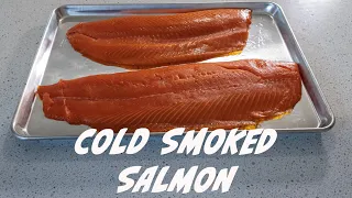 COLD SMOKED SALMON - How to cold smoke salmon - cold smoking in an offset smoker - gravlax