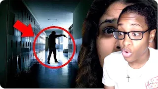 I Was Locked Down In School With A Murderer| Anna Horror Stories Reaction