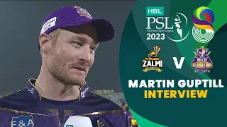 Martin Guptill Interview | Peshawar Zalmi vs Quetta Gladiators | Match 25 | HBL PSL 8 | MI2T