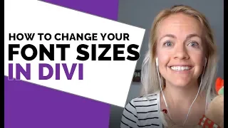 How to change theme font sizes in Divi