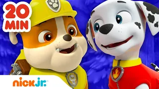 Psi Patrol | 20 minut Przygód Rubble'a i Marshalla! | Nick Jr.