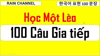 Học một lèo 100 câu tiếng hàn thông dụng chọn học onlie dễ nhớ với từ vựng phong phú Rain channel