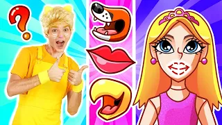 Let's Play With Dolls | Funny Kids Songs+More Funny  Cartoons for Kids by Muffin Socks