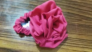 Diy Fabric Scrunchies|| How to make a scrunchies