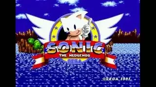 White Sonic in Sonic the Hedgehog (Genesis) - Longplay