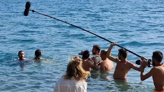 Shooting a scene at sea? :) Backstage "Elkızı" Turkish Series