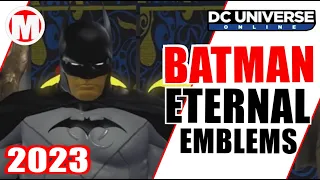 DCUO Batman Eternal Emblems