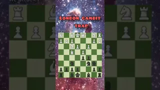 London Gambit Trap - chess #chess #shorts