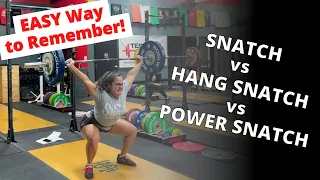 What's the Difference: Snatch vs Hang Snatch vs Power Snatch | FAST & EASY