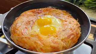 Only 2 Potato & 1 egg | Simple Healthy Breakfast  | Potato Egg Recipe